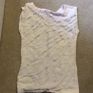 Loft size XS cream sleeveless top